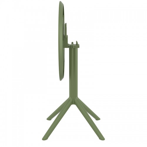 SKY OL.GREEN Φ60X74εκ. ΤΡΑΠΕΖΙ ΠΤΥΣ/ΝΟ ΠΟΛ/ΝΙΟΥ Εξωτερικού Χώρου