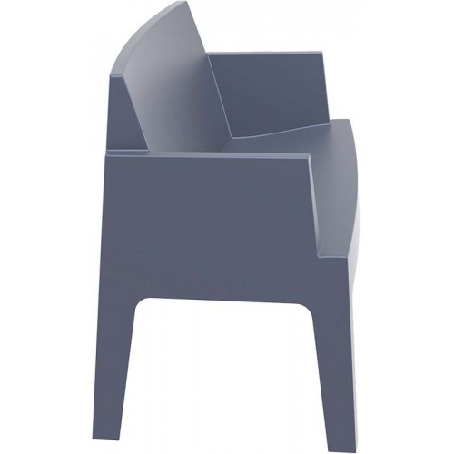 BOX DARK GREY KANAΠEΣ ΠΟΛ/ΝΙΟΥ Εξωτερικού Χώρου