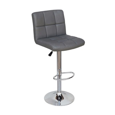 ΣΕΤ Σκαμπό Μπάρ 2τμχ Bar40 Grey Pu 43x52x113εκ.