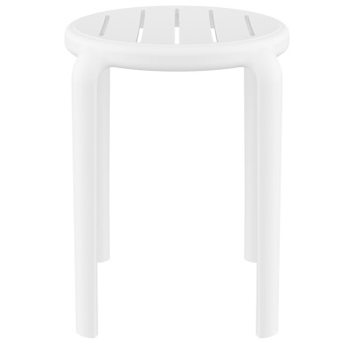 TOM 45εκ. ΣΚΑΜΠΟ WHITE ΠΟΛ/ΝΙΟΥ 34X34X45εκ.