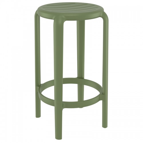 TOM 65εκ. ΣΚΑΜΠΟ OLIVE GREEN ΠΟΛ/ΝΙΟΥ Εξωτερικού Χώρου