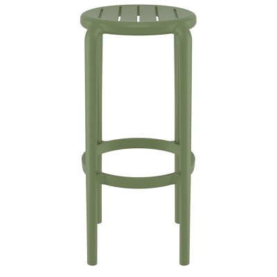 TOM 75εκ. ΣΚΑΜΠΟ OLIVE GREEN ΠΟΛ/ΝΙΟΥ 36X36X75εκ.