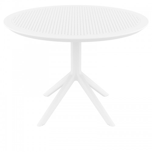 SKY WHITE Φ105X74εκ. ΤΡΑΠΕΖΙ ΠΟΛ/ΝΙΟΥ Εξωτερικού Χώρου