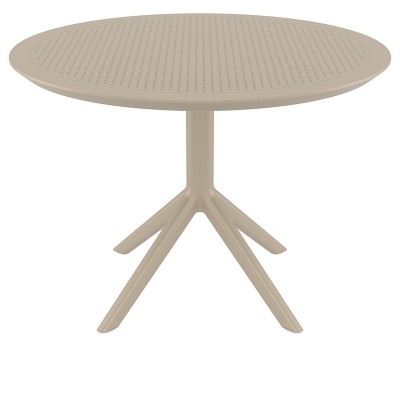 SKY TAUPE Φ105X74εκ. ΤΡΑΠΕΖΙ ΠΟΛ/ΝΙΟΥ