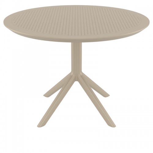 SKY TAUPE Φ105X74εκ. ΤΡΑΠΕΖΙ ΠΟΛ/ΝΙΟΥ Εξωτερικού Χώρου