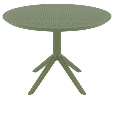 SKY OLIVE GREEN Φ105X74εκ. ΤΡΑΠΕΖΙ ΠΟΛ/ΝΙΟΥ