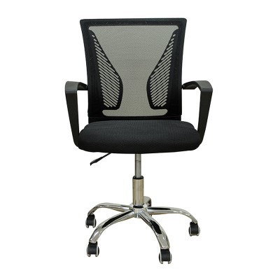 A9880 ΜΑΥΡO MESH ΠΟΛΥΘΡΟΝΑ ΓΡΑΦΕΙΟΥ 57X54X40-91-48-99εκ.
