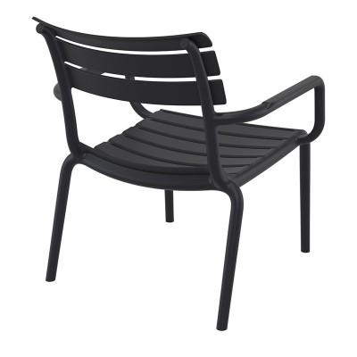 PARIS LOUNGE BLACK ΠΟΛ/ΝΑ ΠΟΛ/ΝΙΟΥ 68X70X76εκ.