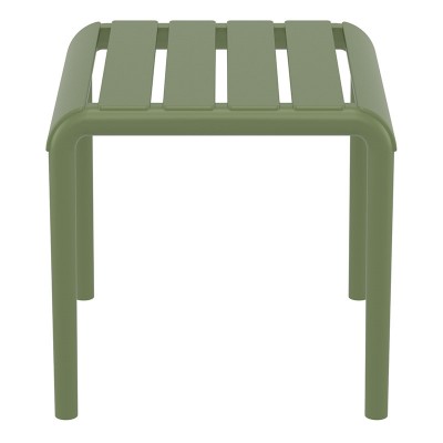 PARIS OLIVE GREEN ΤΡΑΠΕΖΙ 42X41X40εκ. ΠΟΛ/ΝΙΟΥ