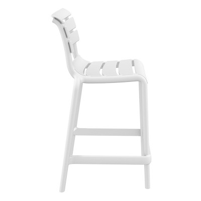 HELEN 65εκ. ΣΚΑΜΠΟ WHITE ΠΟΛ/ΝΙΟΥ Εξωτερικού Χώρου