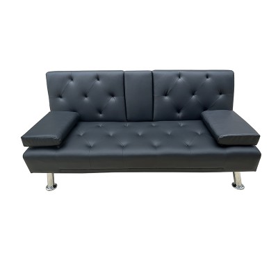 REST BLACK PU ΚΑΝΑΠΕΣ-ΚΡΕΒΑΤΙ 168X88εκ. REST BLACK PU ΚΑΝΑΠΕΣ-ΚΡΕΒΑΤΙ 168X88εκ.