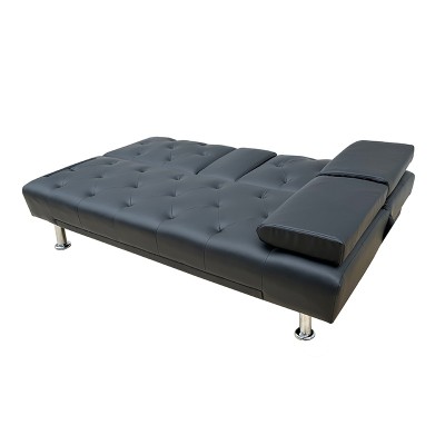 REST BLACK PU ΚΑΝΑΠΕΣ-ΚΡΕΒΑΤΙ 168X88εκ. REST BLACK PU ΚΑΝΑΠΕΣ-ΚΡΕΒΑΤΙ 168X88εκ.