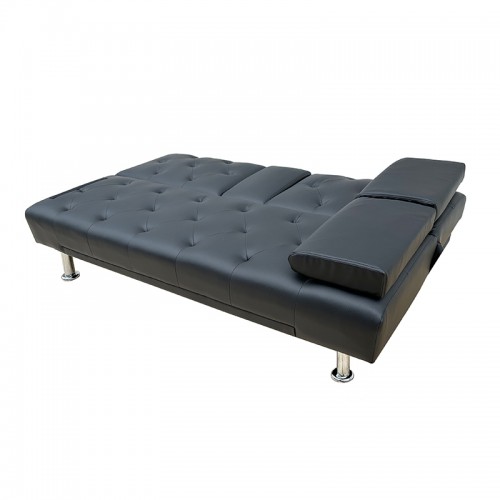 REST BLACK PU ΚΑΝΑΠΕΣ-ΚΡΕΒΑΤΙ 168X88εκ. REST BLACK PU ΚΑΝΑΠΕΣ-ΚΡΕΒΑΤΙ 168X88εκ.