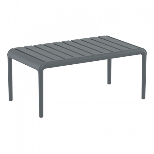 PARIS DARK GREY ΤΡΑΠΕΖΙ 90X50X40εκ. ΠΟΛ/ΝΙΟΥ Εξωτερικού Χώρου