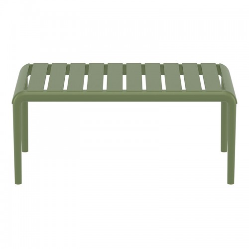 PARIS OLIVE GREEN ΤΡΑΠΕΖΙ 90X50X40εκ. ΠΟΛ/ΝΙΟΥ Εξωτερικού Χώρου