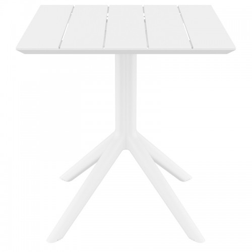 PARIS WHITE 70X70X74εκ. ΤΡΑΠΕΖΙ ΠΟΛ/ΝΙΟΥ Εξωτερικού Χώρου