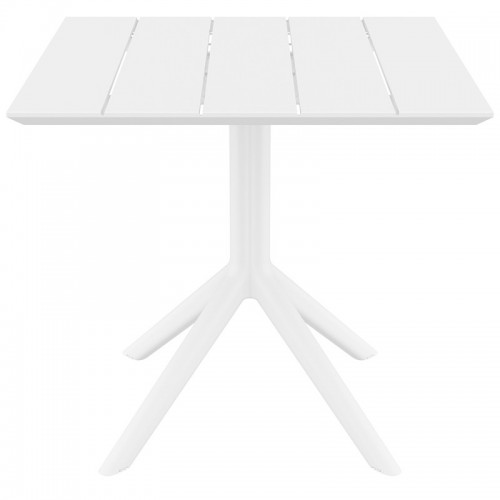 PARIS WHITE 80X80X74εκ. ΤΡΑΠΕΖΙ ΠΟΛ/ΝΙΟΥ Εξωτερικού Χώρου