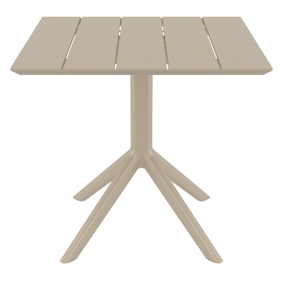 PARIS TAUPE 80X80X74εκ. ΤΡΑΠΕΖΙ ΠΟΛ/ΝΙΟΥ