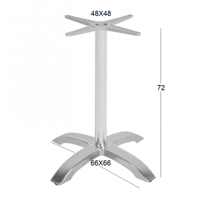 SAMIN 66X66Χ72εκ.(Σ-Ρ)4ΝΥΧΗ ΒΑΣΗ ΑΛΟΥΜΙΝΙΟΥ ΜΕ ΡΕΓ-ΡΟΥΣ SAMIN 66X66Χ72εκ.(Σ-Ρ)4ΝΥΧΗ ΒΑΣΗ ΑΛΟΥΜΙΝΙΟΥ ΜΕ ΡΕΓ-ΡΟΥΣ