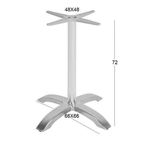 SAMIN 66X66Χ72εκ.(Σ-Ρ)4ΝΥΧΗ ΒΑΣΗ ΑΛΟΥΜΙΝΙΟΥ ΜΕ ΡΕΓ-ΡΟΥΣ SAMIN 66X66Χ72εκ.(Σ-Ρ)4ΝΥΧΗ ΒΑΣΗ ΑΛΟΥΜΙΝΙΟΥ ΜΕ ΡΕΓ-ΡΟΥΣ