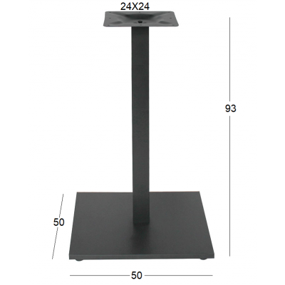 FLAT PROMO ΜΕΣΑΙΟΥ ΥΨΟΥΣ 50Χ50Χ93εκ.(Π-Ρ)ΒΑΣΗ ΜΕΤΑΛΛΙΚΗ ΜΕ ΡΕΓ-ΡΟΥΣ ΜΑΥΡΗ FLAT PROMO ΜΕΣΑΙΟΥ ΥΨΟΥΣ 50Χ50Χ93εκ.(Π-Ρ)ΒΑΣΗ ΜΕΤΑΛΛΙΚΗ ΜΕ ΡΕΓ-ΡΟΥΣ ΜΑΥΡΗ