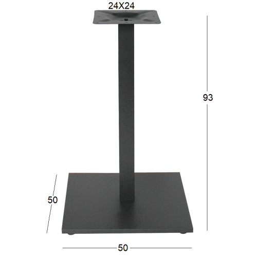 FLAT PROMO ΜΕΣΑΙΟΥ ΥΨΟΥΣ 50Χ50Χ93εκ.(Π-Ρ)ΒΑΣΗ ΜΕΤΑΛΛΙΚΗ ΜΕ ΡΕΓ-ΡΟΥΣ ΜΑΥΡΗ FLAT PROMO ΜΕΣΑΙΟΥ ΥΨΟΥΣ 50Χ50Χ93εκ.(Π-Ρ)ΒΑΣΗ ΜΕΤΑΛΛΙΚΗ ΜΕ ΡΕΓ-ΡΟΥΣ ΜΑΥΡΗ
