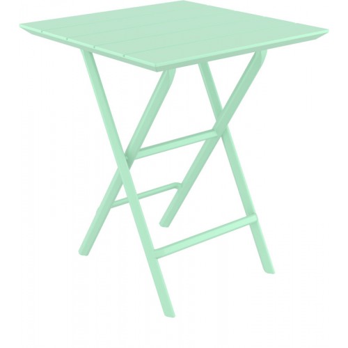 HELEN OPALINE GREEN 60Χ60X74εκ. ΤΡΑΠΕΖΙ ΠΤΥΣ/ΝΟ ΠΟΛ/ΝΙΟΥ Εξωτερικού Χώρου