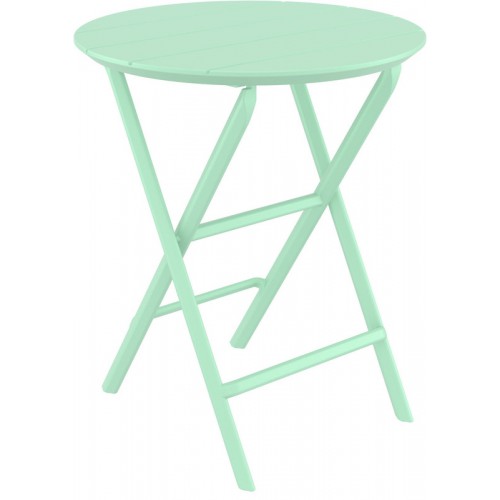 HELEN OPALINE GREEN Φ60X74εκ. ΤΡΑΠΕΖΙ ΠΤΥΣ/ΝΟ ΠΟΛ/ΝΙΟΥ Εξωτερικού Χώρου