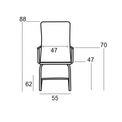 ΣΕΤ A8250 ΛΕΥΚΟ PU(Σ2)ΑΝΑΜΟΝΗΣ ΠΟΛΥΘΡΟΝΑ 55X62X47-88εκ.