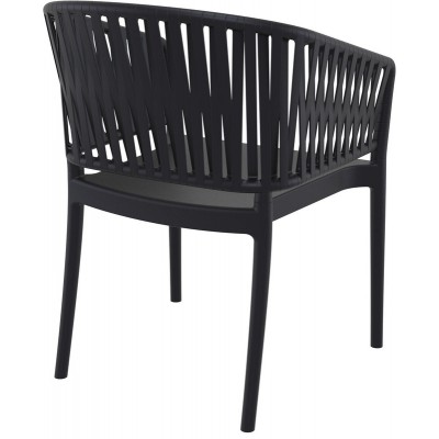 PORTOFINO BLACK ΠΟΛΥΘΡΟΝΑ ΠΟΛ/ΝΙΟΥ 58X58X80εκ.