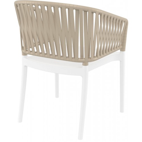 PORTOFINO WHITE/TAUPE ΠΟΛΥΘΡΟΝΑ ΠΟΛ/ΝΙΟΥ Εξωτερικού Χώρου