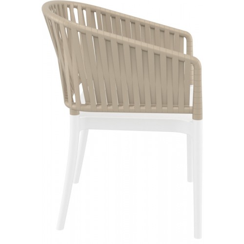 PORTOFINO WHITE/TAUPE ΠΟΛΥΘΡΟΝΑ ΠΟΛ/ΝΙΟΥ Εξωτερικού Χώρου