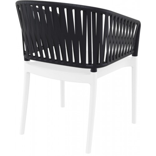 PORTOFINO WHITE/BLACK ΠΟΛΥΘΡΟΝΑ ΠΟΛ/ΝΙΟΥ Εξωτερικού Χώρου