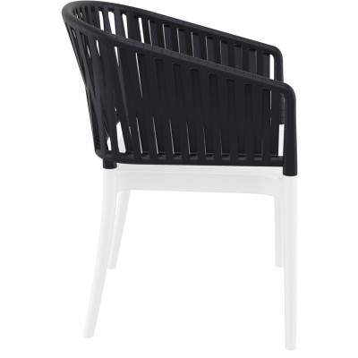 PORTOFINO WHITE/BLACK ΠΟΛΥΘΡΟΝΑ ΠΟΛ/ΝΙΟΥ Εξωτερικού Χώρου