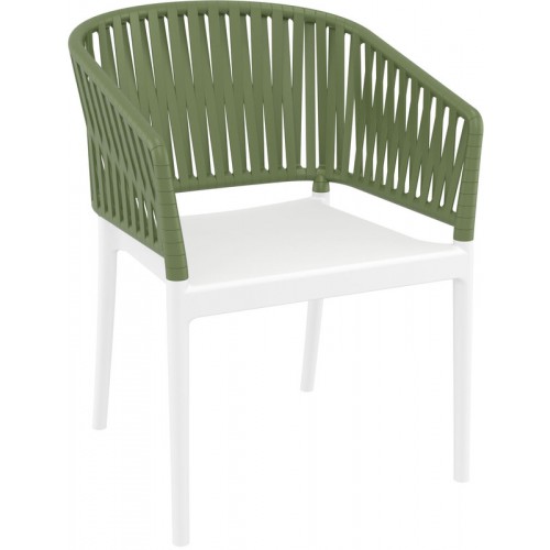 PORTOFINO WHITE/OLIVE GREEN ΠΟΛΥΘΡΟΝΑ ΠΟΛ/ΝΙΟΥ Εξωτερικού Χώρου
