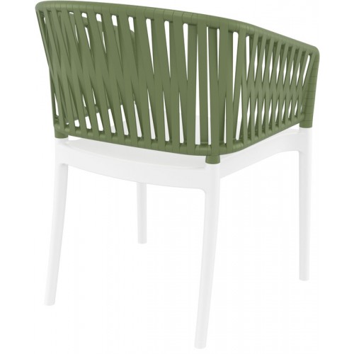 PORTOFINO WHITE/OLIVE GREEN ΠΟΛΥΘΡΟΝΑ ΠΟΛ/ΝΙΟΥ Εξωτερικού Χώρου