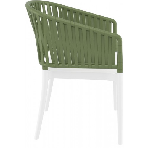 PORTOFINO WHITE/OLIVE GREEN ΠΟΛΥΘΡΟΝΑ ΠΟΛ/ΝΙΟΥ Εξωτερικού Χώρου