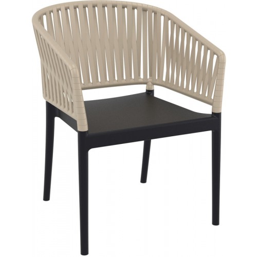 PORTOFINO BLACK/TAUPE ΠΟΛΥΘΡΟΝΑ ΠΟΛ/ΝΙΟΥ Εξωτερικού Χώρου