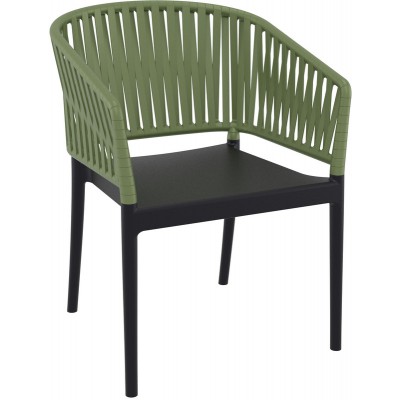 PORTOFINO BLACK/OLIVE GREEN ΠΟΛΥΘΡΟΝΑ ΠΟΛ/ΝΙΟΥ 58X58X80εκ.