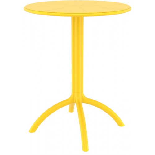 OCTOPUS Φ60Χ75εκ.YELLOW ΤΡΑΠΕΖΙ ΠΟΛ/ΝΙΟΥ Εξωτερικού Χώρου