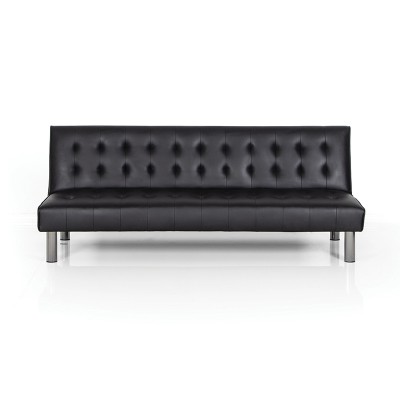 STATE BLACK PU ΚΑΝΑΠΕΣ-ΚΡΕΒΑΤΙ 180X79X74εκ.
