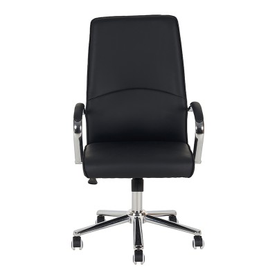 A9930 ΜΑΥΡO PU ΠΟΛΥΘΡΟΝΑ ΓΡΑΦΕΙΟΥ 60X65X48-105-58-114εκ.