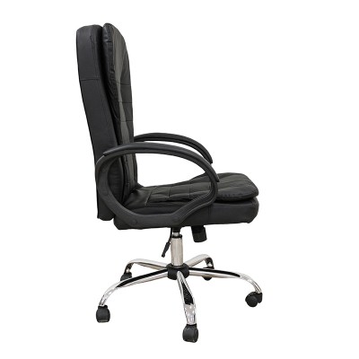 A9938 ΜΑΥΡΟ PVC ΠΟΛΥΘΡΟΝΑ ΓΡΑΦΕΙΟΥ 67Χ65Χ52-112-62-121εκ.