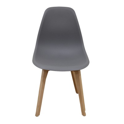 ΣΕΤ LOFT PLUS ΚΑΡΕΚΛΑ GREY(Σ4)PP 46Χ46Χ41-81εκ.