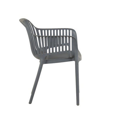 NOVA DARK GREY ΠΟΛΥΘΡΟΝΑ ΠΟΛ-ΝΙΟΥ 55X61X80εκ. Εξωτερικού Χώρου