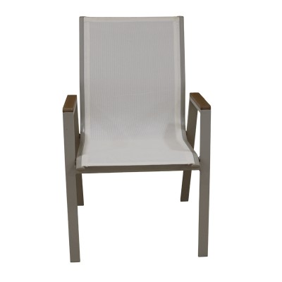 SELBY CAPPUCCINO-WHITE TEXT ΜΕΤΑΛΛΙΚΗ ΠΟΛ-ΝΑ 56Χ64Χ90εκ.