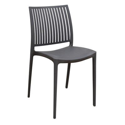 PAOLINA DARK GREY ΚΑΡΕΚΛΑ ΠΟΛ-ΝΙΟΥ 42Χ48Χ79εκ.