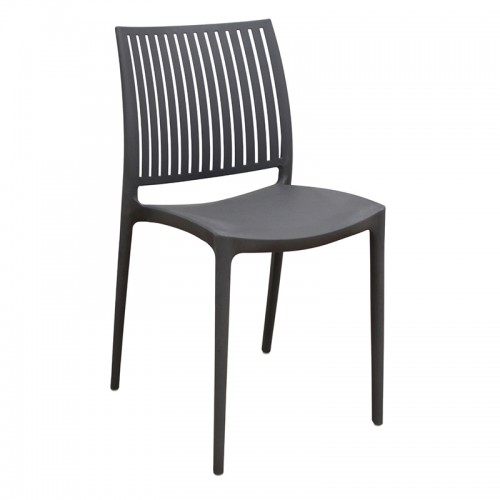 PAOLINA DARK GREY ΚΑΡΕΚΛΑ ΠΟΛ-ΝΙΟΥ 42Χ48Χ79εκ. Εξωτερικού Χώρου