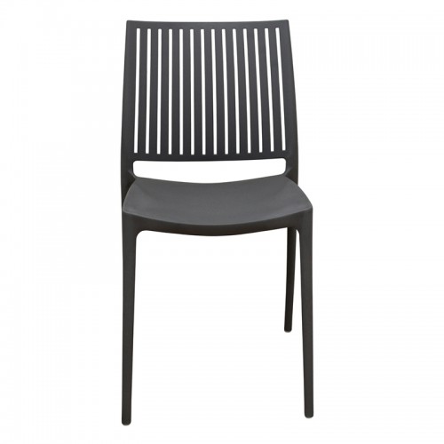 PAOLINA DARK GREY ΚΑΡΕΚΛΑ ΠΟΛ-ΝΙΟΥ 42Χ48Χ79εκ. Εξωτερικού Χώρου