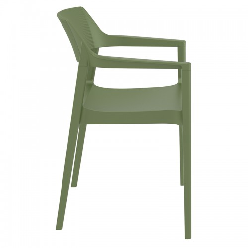 TULUM OLIVE GREEN ΠΟΛΥΘΡΟΝΑ ΠΟΛ/ΝΙΟΥ 55X52X79εκ. Εξωτερικού Χώρου